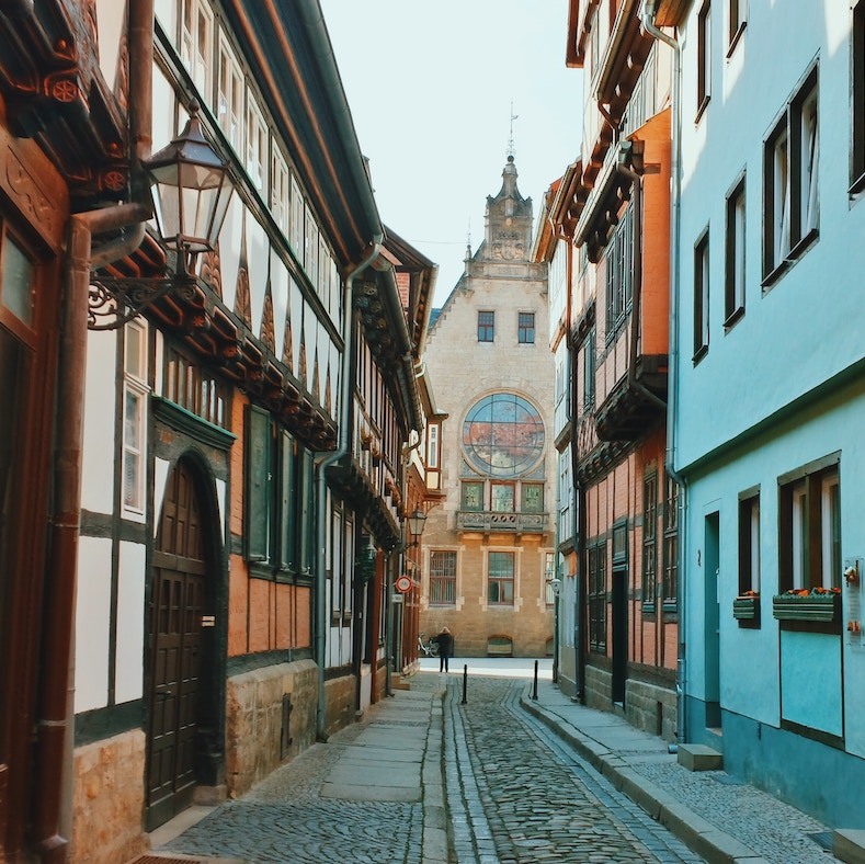 Quedlinburg Altstadt Gasse