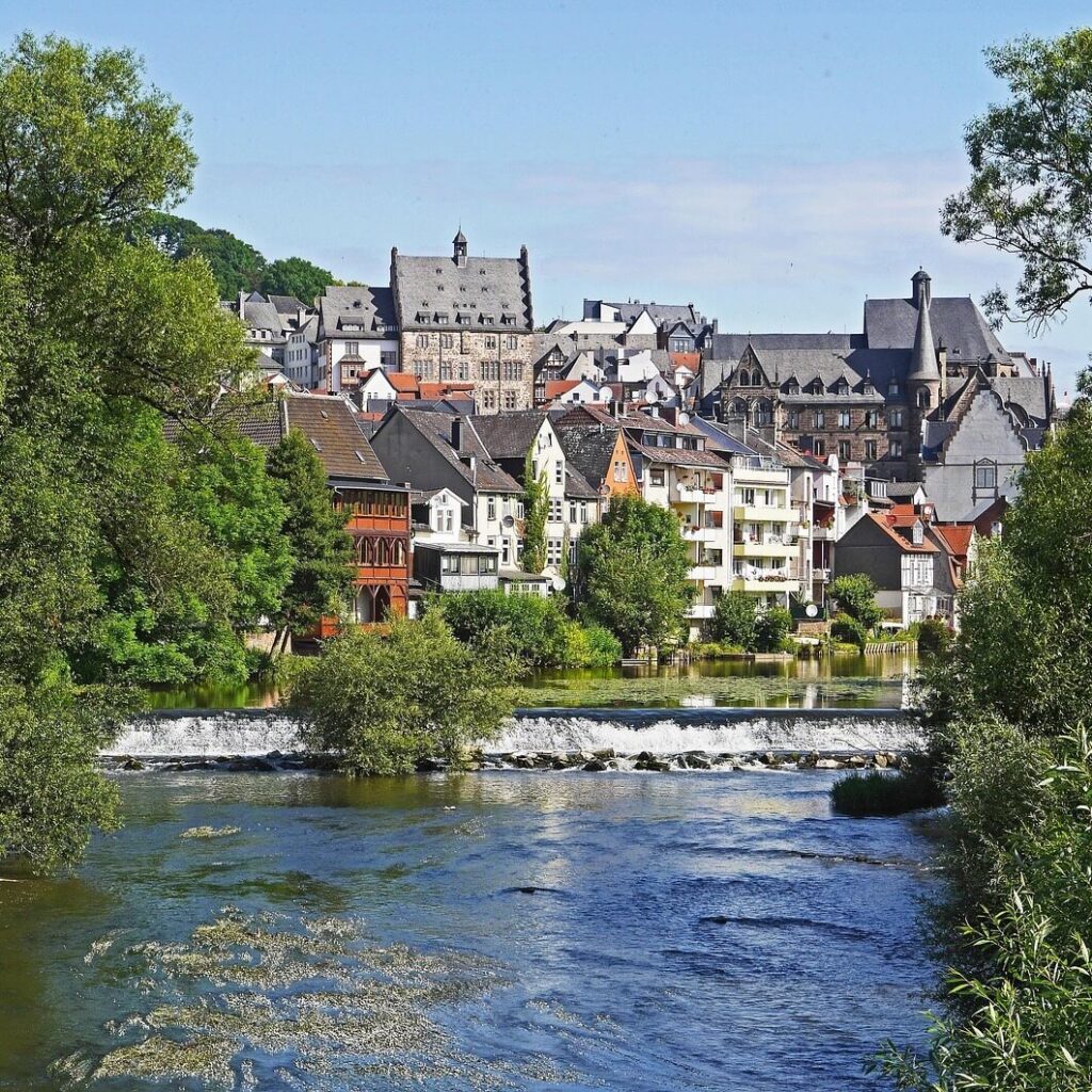 Marburg Altstadt Lahn